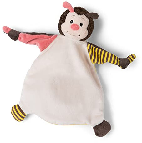 NICI Schmusetuch Biene 25x25 cm – Schnuffeltuch ab 0+ Monaten – Kuscheltuch für Babys & Kleinkinder – Baby Kuscheltier/Schnuffeltuch – Schmusetuch für Mädchen & Jungen