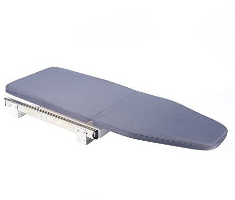 Kaichenyt Table à repasser extensible - Pliable - Pivotant à 180° - Centrale vapeur - 81 x 31 x 15 cm - Gris
