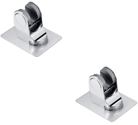 Duschhalterung, verstellbare Duschkopfhalterung, Duschkopfhalterung, Duschbrausehalterung, Wandmontage, Duschkopfhalterung, Duschgriffhalterung, Duschhalterung mit Saugnapf ( Color : As Shownx3pcs , S
