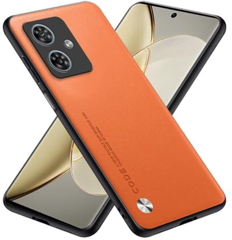 RankOne Funda Compatible con Motorola Moto g54 / Motorola Moto g54 Power (6.5) Carcasa Caso Cover Estuche - Naranja