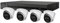 Hilook 4K Outdoor Surveillance Kit, 4 X 4K Turret PoE Cameras, 8CH NVR 2TB HDD, Person/Vehicle Detection, 24/7 Recording, Smart Hybrid Light, Colour & IR, Day And Night Vision, ‎ ‎IK28P-480T