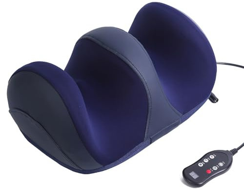 Massaggiatore per piedi shiatsu con calore, massaggiatore per piedi con rulli massaggianti per massaggio profondo dei tessuti, massaggiatore per gambe, polpacci, caviglia, rilassa i muscoli e migliora