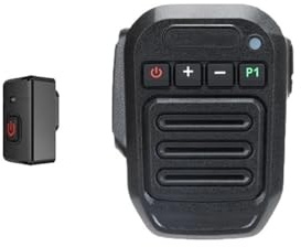 PLACKE Microphone Bluetooth sans Fil adapté au Talkie-walkie Baofeng, Haut-Parleur Portable étanche, Micro adapté au TD-H8, adapté for radios Amateurs Quansheng UV-K6(1PC-Non-Waterproof)