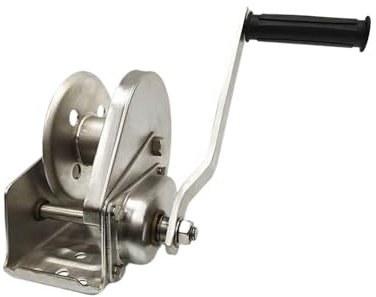 Argano manuale elettrico in acciaio inox, argano manuale bidirezionale autobloccante da 1200 libbre, paranco per gru di sollevamento per protezione ambientale per sollevamento motore, alberi e ingrana