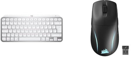 Logitech MX Keys Mini & Corsair M75 WIRELESS RGB Lightweight FPS