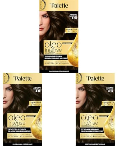 Syoss by Palette Oleo Intense, 3-10 Castano Naturale (Confezione da 3)