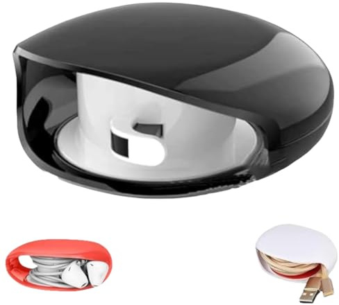 Avvolgicavo automatico, avvolgicavo retrattile, organizer per cavi USB per cuffie e caricabatterie, adatto per cavi USB, cuffie e caricabatterie, adatto per i viaggi