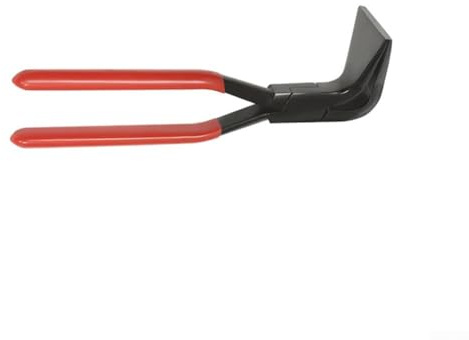 1 pince pliante en tôle d'acier en métal pour couturière à la main, outils de tôle à mâchoire droite 45° 90° pince à plier en métal (90°)