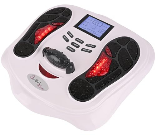 Casativo Fussreflexzonen-Massagegeraet mit IR-Waerme & Reizstrom: Ein Wellness-Gerät für entspannte Füsse & Körper - Vitalität & Wohlbefinden