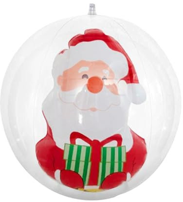 Palloni Natalizi Gonfiabili | Decorazioni Festive Con Pallone Di Babbo Natale Gonfiabile,Decorazioni Natalizie Soffiabili Per Esterno - Per Interno Ed Esterno Davanzali Feste Patii Portici Giardini Co