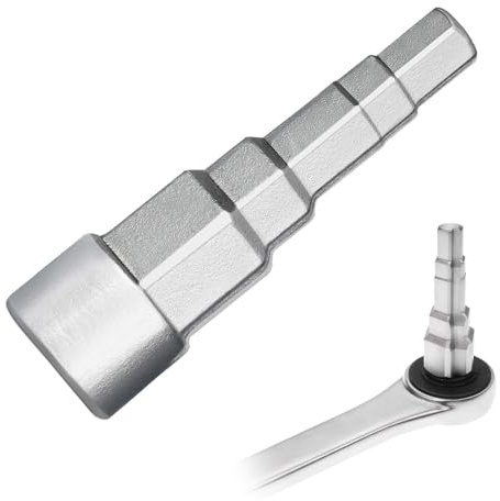 Llave Escalonada de 1/2 Pulgadas, Llave Radiadores, Llaves de Paso con Vaso Cuadrado, Llavee de Tubo para carraca, Universal Llava Purgador Radiador 10/12/13/16/21mm