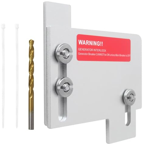 Welsdolk Generator Interlock Kit Fit for Cut-ler Hammer Type CH 150 & 200 Amp Panel for Tan Generator Breaker