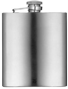 WMF Manhattan Flachmann 200 ml, 20cl, Cromargan Edelstahl mattiert, 13 x 10 cm, Geschenkidee