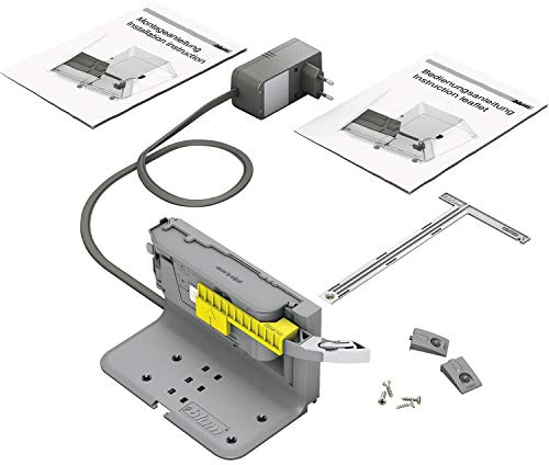 Gedotec Blum SERVO DRIVE Antriebseinheit UNO I für Abfallsammler & Abfalleimer | Original Müllauszug Komplettset – Modell: Z10NA20EA01 | 1 Set - Öffnungsautomatik grifflos für Schubladen-Auszüge