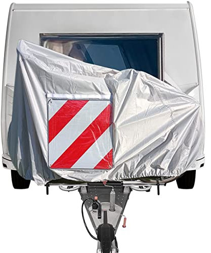 Fahrradabdeckung Fahrradschutzhülle Warntafeltasche für Wohnwagen Camping Deichsel Fahrradträger Deichselmontage 2 Fahrräder XL