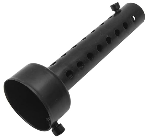 Motorrad Auspuff Schalldämpfer, KACEPAR 48mm DB Killer Schalldämpfer Schalldämpfer, Universal Auspuff Schalldämpfer Noise Canceller, Dosenschalldämpfer Abnehmbarer Schalldämpfer, schwarz, 1 Stück