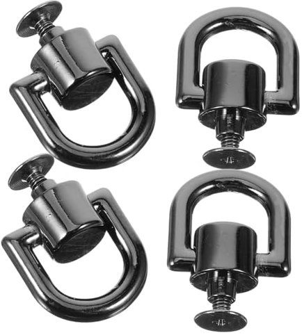 Operitacx 8stücke Drehbare D-Ringe Aus Rotation Für Handtaschen Und -projekte Robuste D-Ringe Für Taschen Geldbörsen Und Hundeaccessoires