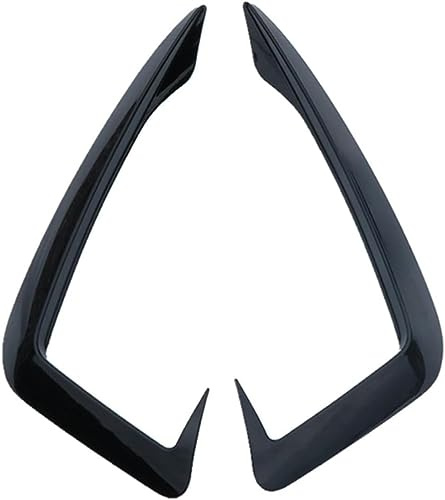 ttttTTTa Auto Frontlippe Frontspoiler für Audi A4 B9 2017-2019,Antikollisions FrontstoßStange Splitter Diffusor Car Karosserie-Anbauteile,A-Black