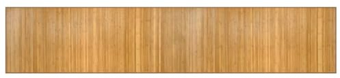vidaXL Alfombra Rectangular bambú Color Natural 80x400 cm, Alfombra de área, Alfombra de Sala de Estar, Alfombra de Cocina, Alfombra de Piso