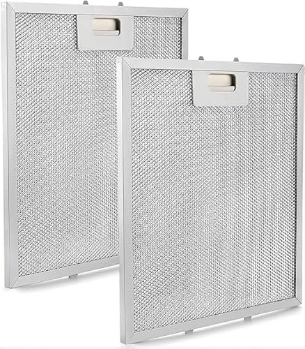2 filtros de repuesto para campana extractora de varios tamaños (280 x 320 mm)