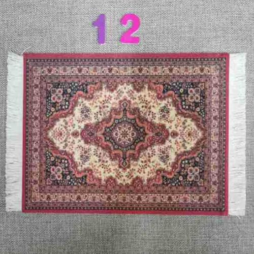 TMTGTS Persischer Teppich Mauspad 1 Stück Mini Teppich aus Orientteppich Muster Boho Quaste Gaming Mauspad Perser Mousepad Büro Zubehör Mousepad klein Maus Teppich Computer Zubehör Untersetze