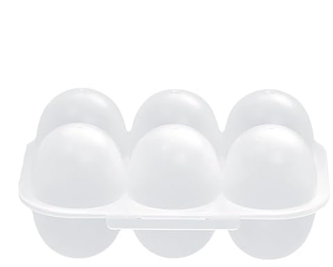 Contenitore Per 6 Uova - Scatola Per Uova Trasparente Per Frigorifero Con 6 Griglie | Portauova Trasparente, Scatola Protettiva Per Uova, Cestino Per Uova Per Frigorifero, Campeggio, Picnic, Escursion