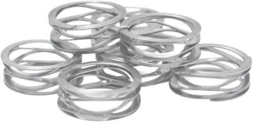 Rondella ondulata, rondella elastica, guarnizione a molla ondulata multistrato in acciaio inossidabile 304, molla di compressione ondulata(Style1,5pcs)