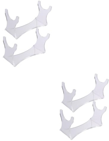 SUPVOX 2 Ensembles Stand D' Support pour De Collection Support pour Magasin Transparent Support D' Vertical Stockage Clé Range Couteaux Organisateur D' 2 Pièces * 2