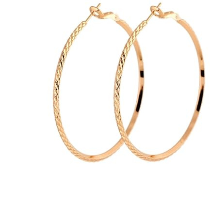 KnSam Pendientes de oro auténtico para mujer, estilo vintage, oro de 18 quilates, Au750, pendientes clásicos, estilo Art Nouveau, oro amarillo 750