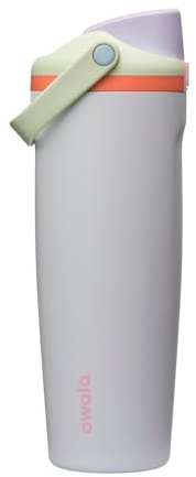 Owala FreeSip Sway Insulated Stainless Steel Water Bottle with Two-Way Spout, Built-In Straw and Bucket Handle, Made for Travel, School, and Sports, 30oz, BPA Free, Leak Proof, Beach House