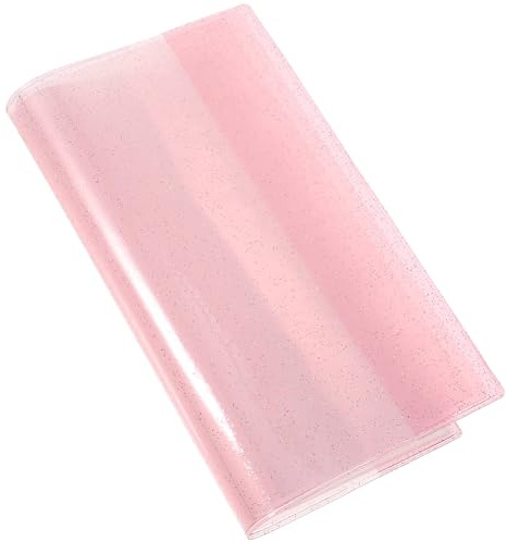 Pink Jelly Album Holder for Business Cards and Movie Tickets