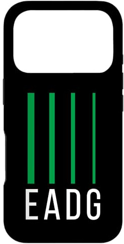 Guitare Basse Basse EADG 4 Cordes Coque pour iPhone 17 Pro