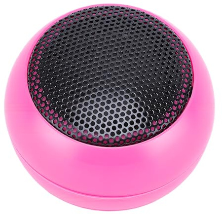 Hamwesh Altoparlante Portatile, Altoparlante per Hamburger Ricaricabile Tramite USB, Design Compatto Retrattile con Cavo Integrato, Batteria da 200 MAh per Smartphone, Tablet, Laptop, Viaggi