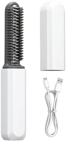 Mini Lisseur Cheveux Sans Fil Rechargeable et Portable Lissage Bouclage | Brosse Lissante Sans Fil Pour Femmes, Filles, Frange, Maison, , Déplacement Professionnel, Trajet , Bureau