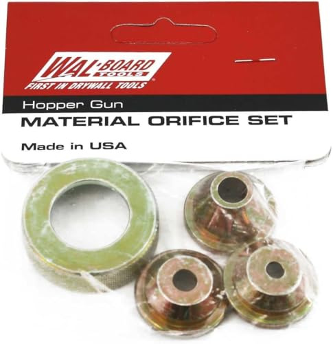 Wal-Board Drywall Texture Hopper Gun Orifice Set - 3 Tips - Fits Texture-Pro 200, Spray-Pro, Professional Texture Sprayer Models
