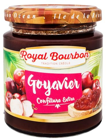 ROYAL BOURBON - Ile de la Réunion - Confiture Pot en verre de 250g : (Lot de 1 Pot, Goyavier-Confiture)