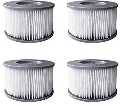 YanBan, 4 x Whirlpool-Filter für MSpa, aufblasbare Pools, Kartuschenfilter, verbesserte Version, geeignet für MSpa und alle aktuellen Whirlpools.