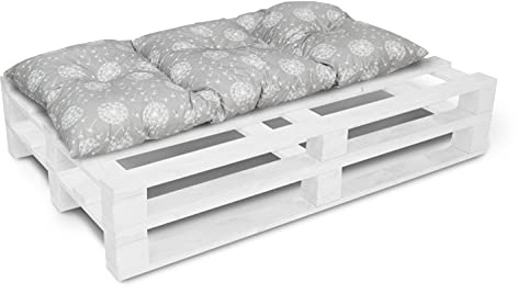 Amilian Coussin de Banc de Jardin - Coussin de Chaise - Coussin de Dossier - Pallettes - Coussin de Jardin - pour Banc de Jardin - 60 x 120 cm