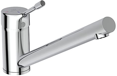 Ideal Standard Ceralook BD571AA Einhebel-Küchenarmatur, niedriger Auslauf, Chrom