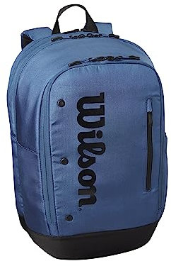 Wilson Tennis-Rucksack Ultra v4 Tour, Bis zu 2 Tennisschläger, Für Herren und Damen, Blau