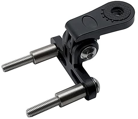 Janasiba Fahrrad Scheinwerfer Halterung Adapter für Vorbau Halterung Rad Vorder Licht LED Lampen Fassung Halterung Kamera Typ Anschluss