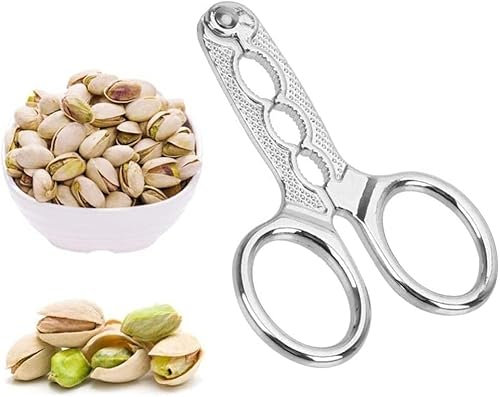 Nuts Pistachio Sheller Opener Kitchen Tools Stainless Steel Nutcracker Multi-function Walnut Pine Sheller Opener