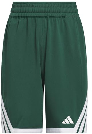 adidas unisex - barn Y Everyday Pro Bball Short Shorts, team dark green, 9-10 Years