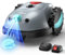 YARDCARE V100 Robot Tondeuse sans Fil Périphérique, avec Caméra, évitement d'obstacles, Navigation Visuelle, 150㎡ Robot Tondeuse Gazon Batterie 4 Ah, avec Lames de Rechange, Coupe en Spirale