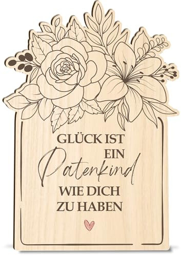 Patenkind Geschenk Patenkind Holzkarte - Geburtstagskarte - Geschenk Taufe Patenkind, Geschenk Patenkind, Patenkind Geschenk Junge, Patenkind, Patenkind Geschenk Mädchen, 18. Geburtstag Patenkind