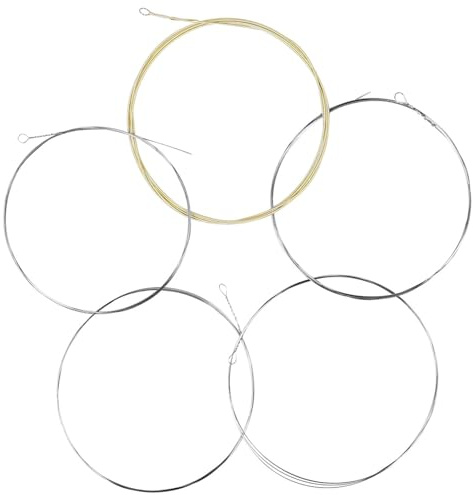 Rostfreie Profi-Übungs-Saiten, 5-saitig, Banjo-Saiten, Edelstahl und Bronze, Wickel-Banjo-Saiten