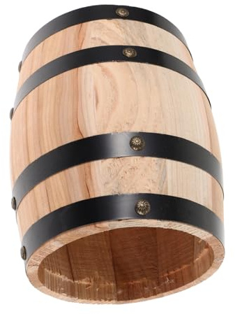 Hemobllo Organisateur de Couverts Vintage Rangement Compact Forme de Tonneau pour Baguettes Cuillères et Fourchettes Support pour Table et Cuisine