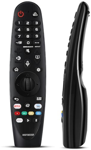 LG Magic Remote Control Replacement for Many Smart TV, AN-MR20GA Compatible Universal Remote Control with Voice, Pointer and Netflix/Prime Video Hotkeys