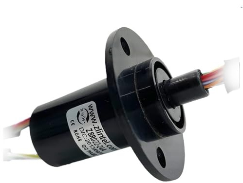 1Pcs hat-Type Slip Ring 24 Channels, 2A Each, high-Speed Ball Conductive Slip Ring Sinks Current