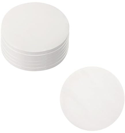 Wellrun 200PCS Burger Patty Papers,Round Greaseproof Non-Stick Wax Sheets,Cake Parchment Circles Liners for Food Separation,Baking,Freezing,BBQ(15 CM)